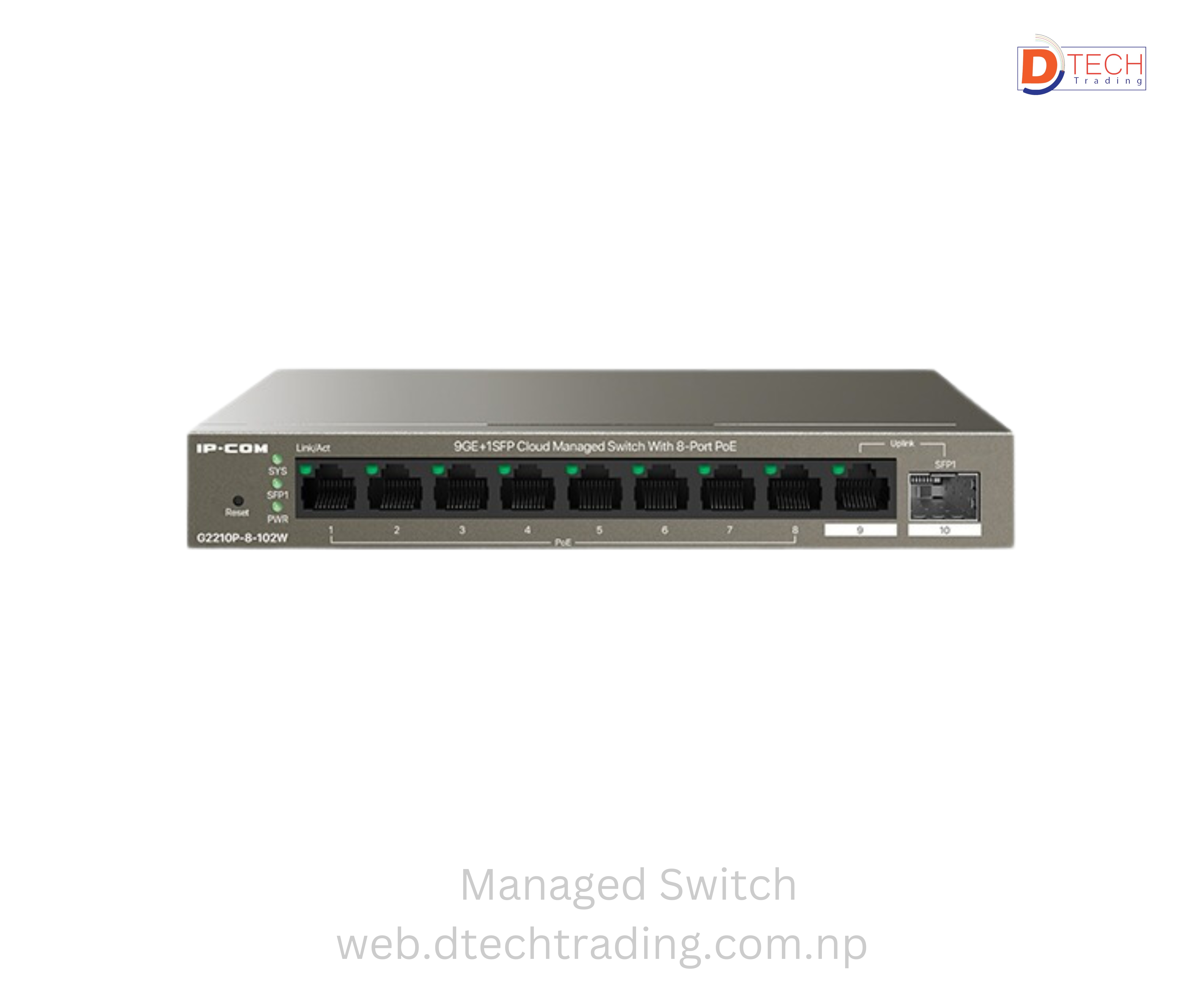 IP-COM G2210P-8-102W